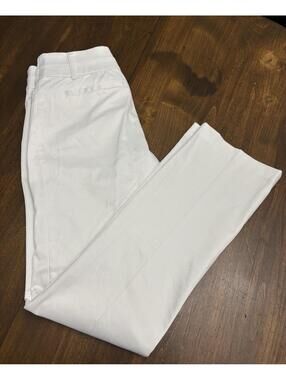 NWT Womens New York & Company Modern Fit Straight Leg White Pants size 6